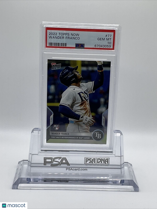 2022 Topps Now Wander Franco Rookie Baseball Card #77 PSA 10 Gem Mint