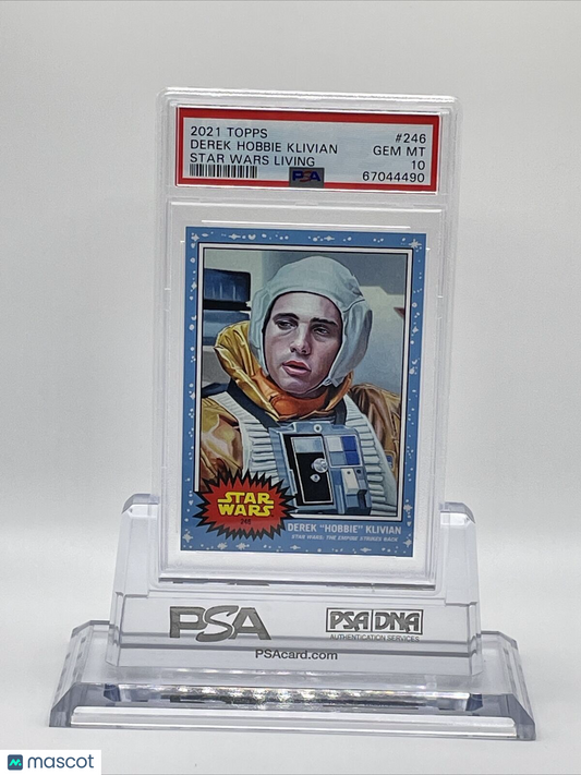 2021 Topps Star Wars Living Set Derek "Hobbie" Klivian Card #246 PSA 10 Gem Mint