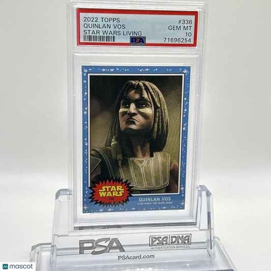 2022 Topps Star Wars Living Set Quinlan Vos Card #336 PSA 10 Gem Mint