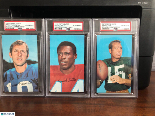 1970 Topps Super Square Corner Proof Complete Set PSA Authentic PSA Set Registry