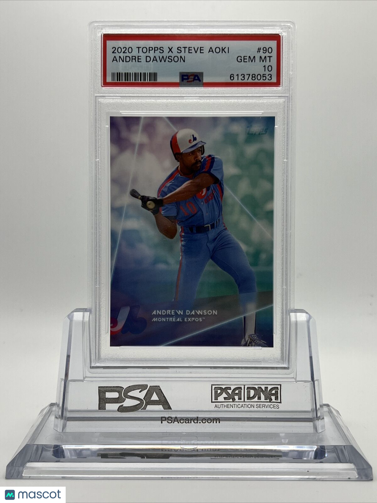 2020 Topps X Steve Aoki Andre Dawson Baseball Card #90 PSA 10