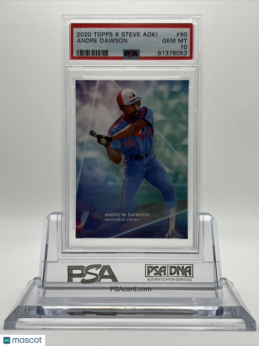 2020 Topps X Steve Aoki Andre Dawson Baseball Card #90 PSA 10