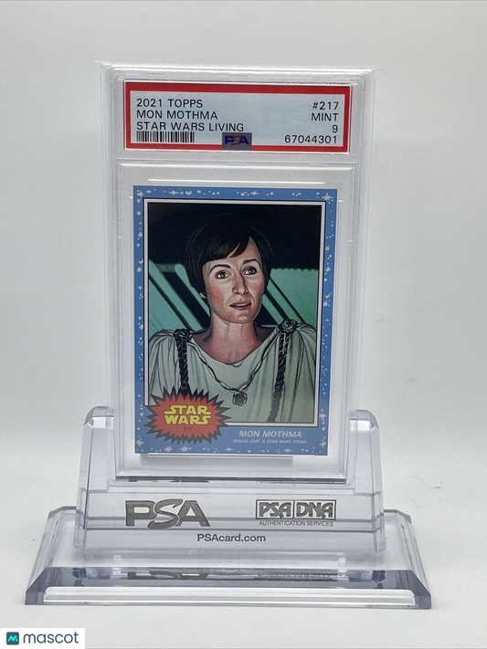 2021 Topps Star Wars Living Set Mon Mothma Card #217 PSA 9 Mint
