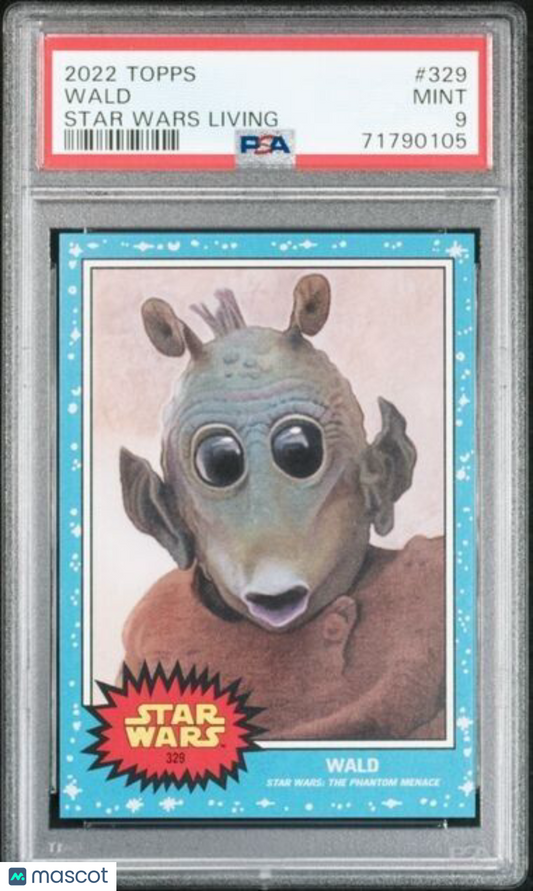 2022 Topps Star Wars Living Set Wald Card #329 PSA 9 Mint