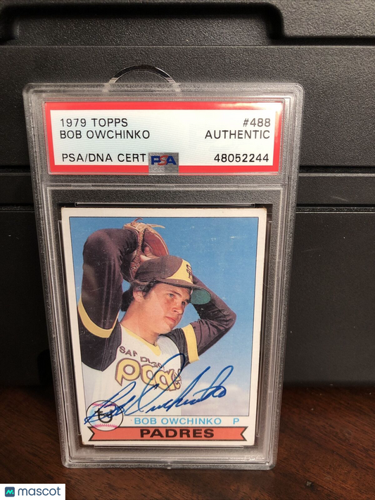 1979 Topps Bob Owchinko #488 Autograph PSA/DNA Authentic