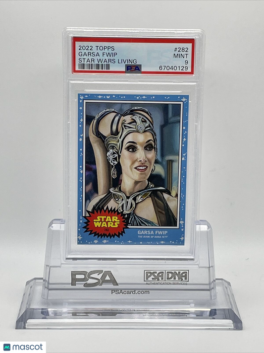2022 Topps Star Wars Living Set Garsa Fwip Card #282 PSA 9 Mint