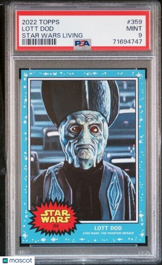 2022 Topps Star Wars Living Set Lott Dod Card #359 PSA 9 Mint