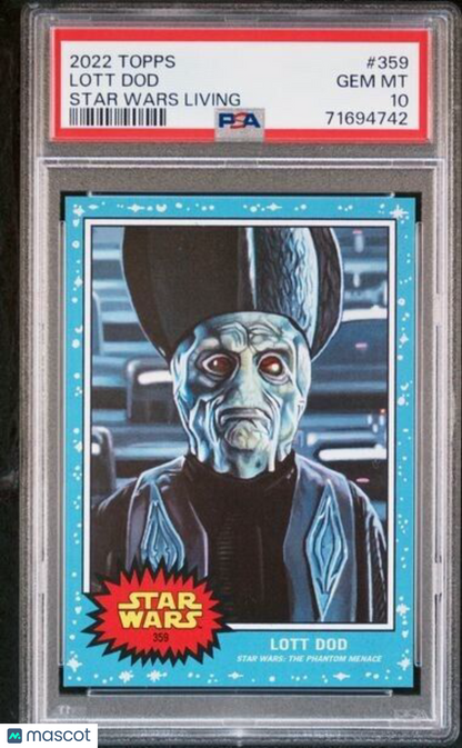2022 Topps Star Wars Living Set Lott Dod Card #359 PSA 10 Gem Mint