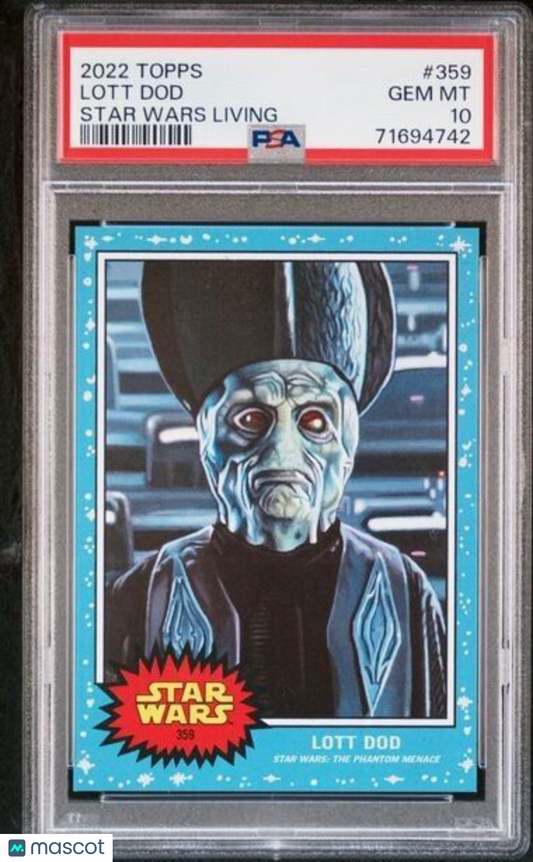 2022 Topps Star Wars Living Set Lott Dod Card #359 PSA 10 Gem Mint