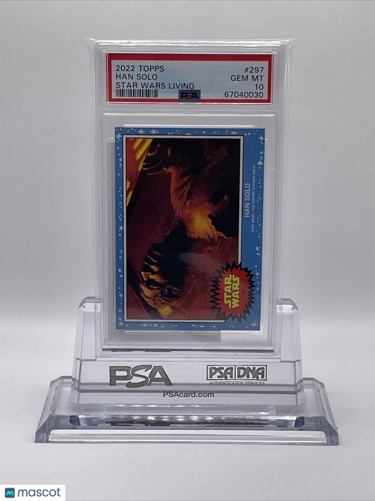 2022 Topps Star Wars Living Set Han Solo Card #297 PSA 10 Gem Mint