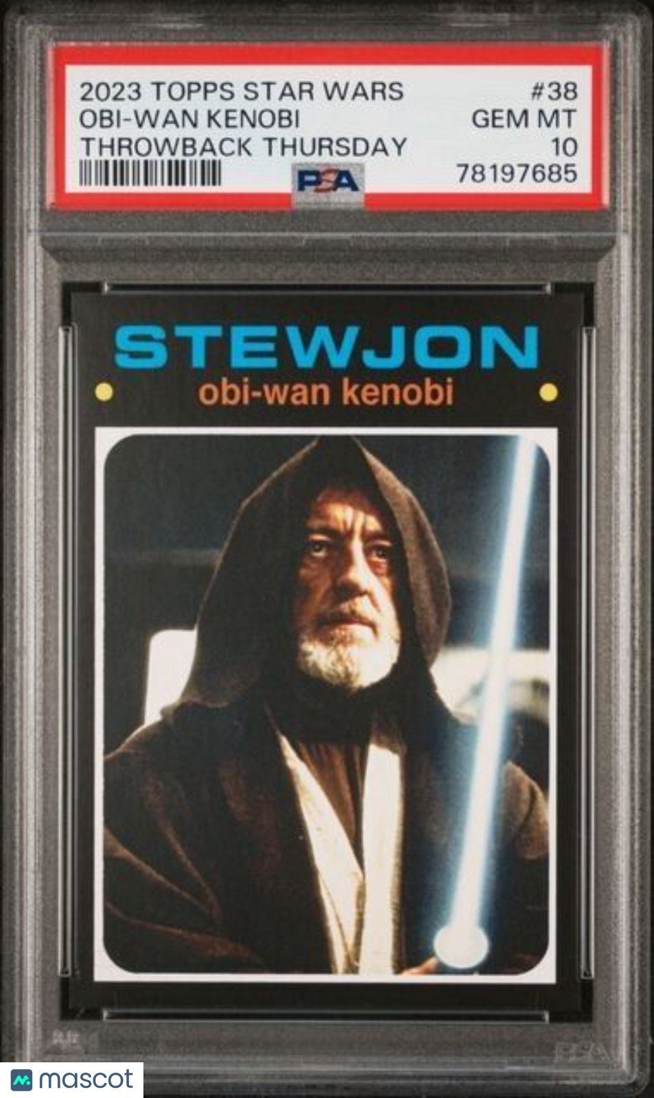 2023 Topps Star Wars Throwback Thursday Obi-Wan Kenobi Card #38 PSA 10 Gem Mint