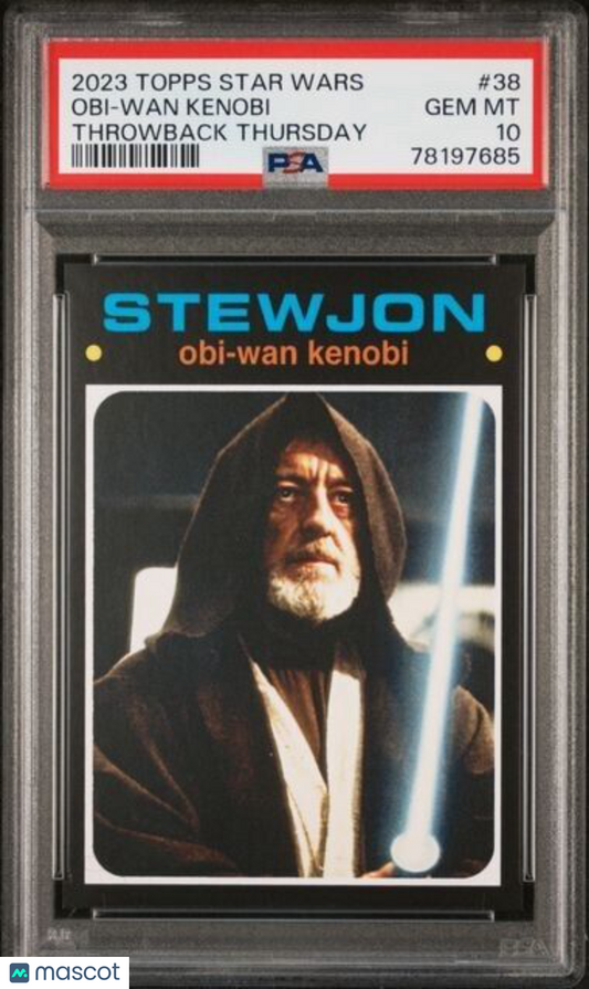 2023 Topps Star Wars Throwback Thursday Obi-Wan Kenobi Card #38 PSA 10 Gem Mint