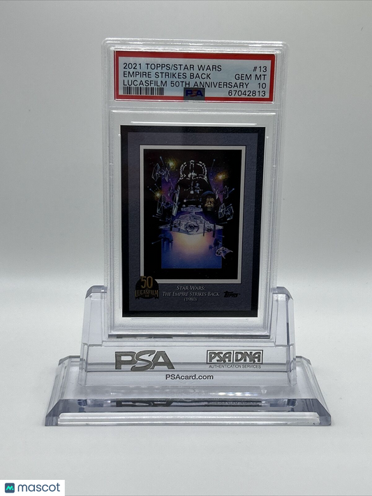 2021 Topps Star Wars Lucasfilm 50th Anniversary Empire Strikes Back #13 PSA 10
