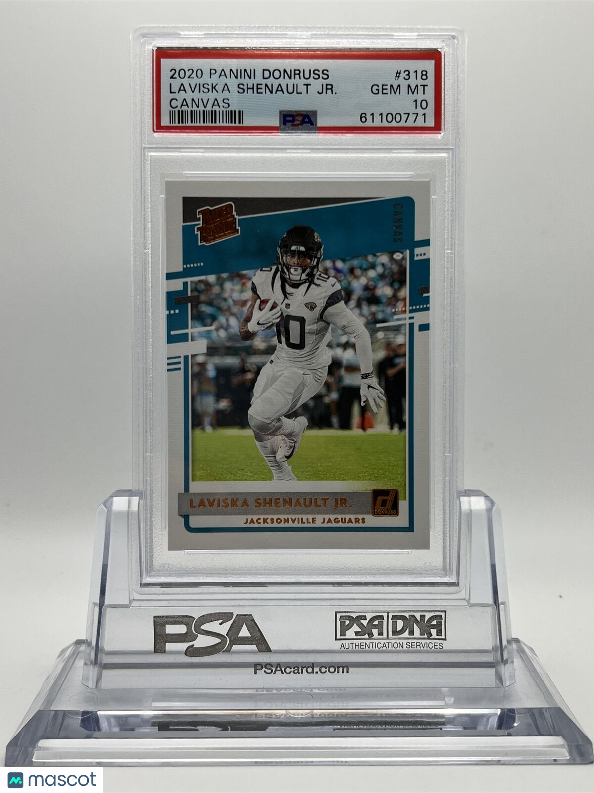 2020 Panini Donruss Laviska Shenault Jr. Football Card #318 PSA 10