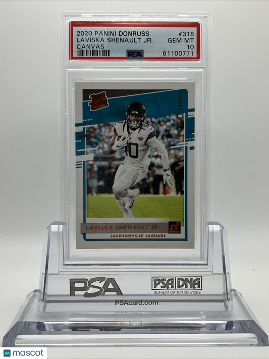 2020 Panini Donruss Laviska Shenault Jr. Football Card #318 PSA 10