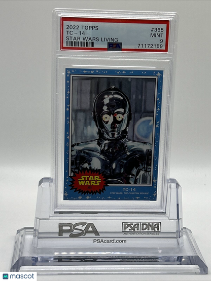 2022 Topps Star Wars Living Set TC-14 Card #365 PSA 9 Mint