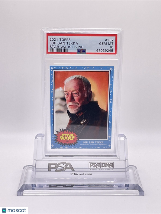 2021 Topps Star Wars Living Set Lor San Tekka Card #232 PSA 10 Gem Mint