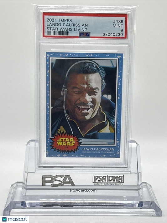 2021 Topps Star Wars Living Set Lando Calrissian Card #189 PSA 9 Mint