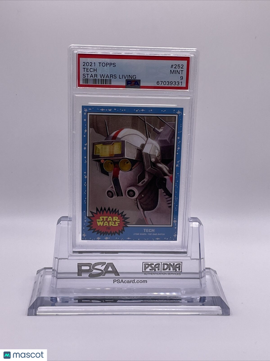 2021 Topps Star Wars Living Set Tech Card #252 PSA 9 Mint