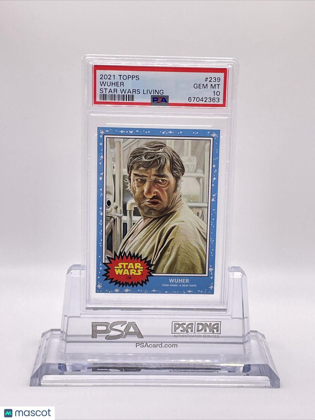 2021 Topps Star Wars Living Set Wuher Card #239 PSA 10 Gem Mint