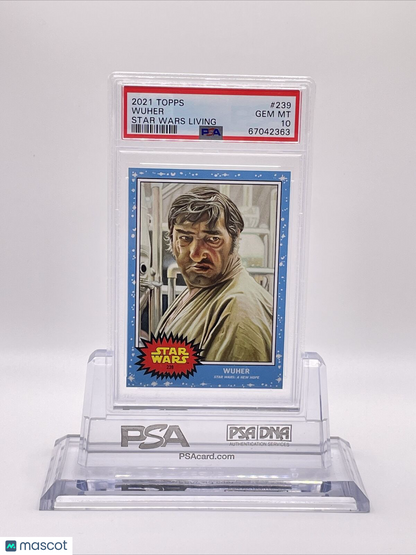 2021 Topps Star Wars Living Set Wuher Card #239 PSA 10 Gem Mint