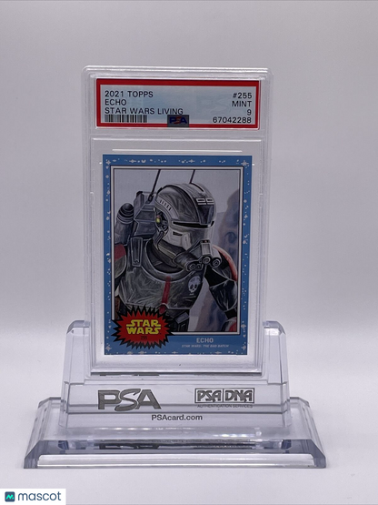 2021 Topps Star Wars Living Set Echo Card #255 PSA 9 Mint