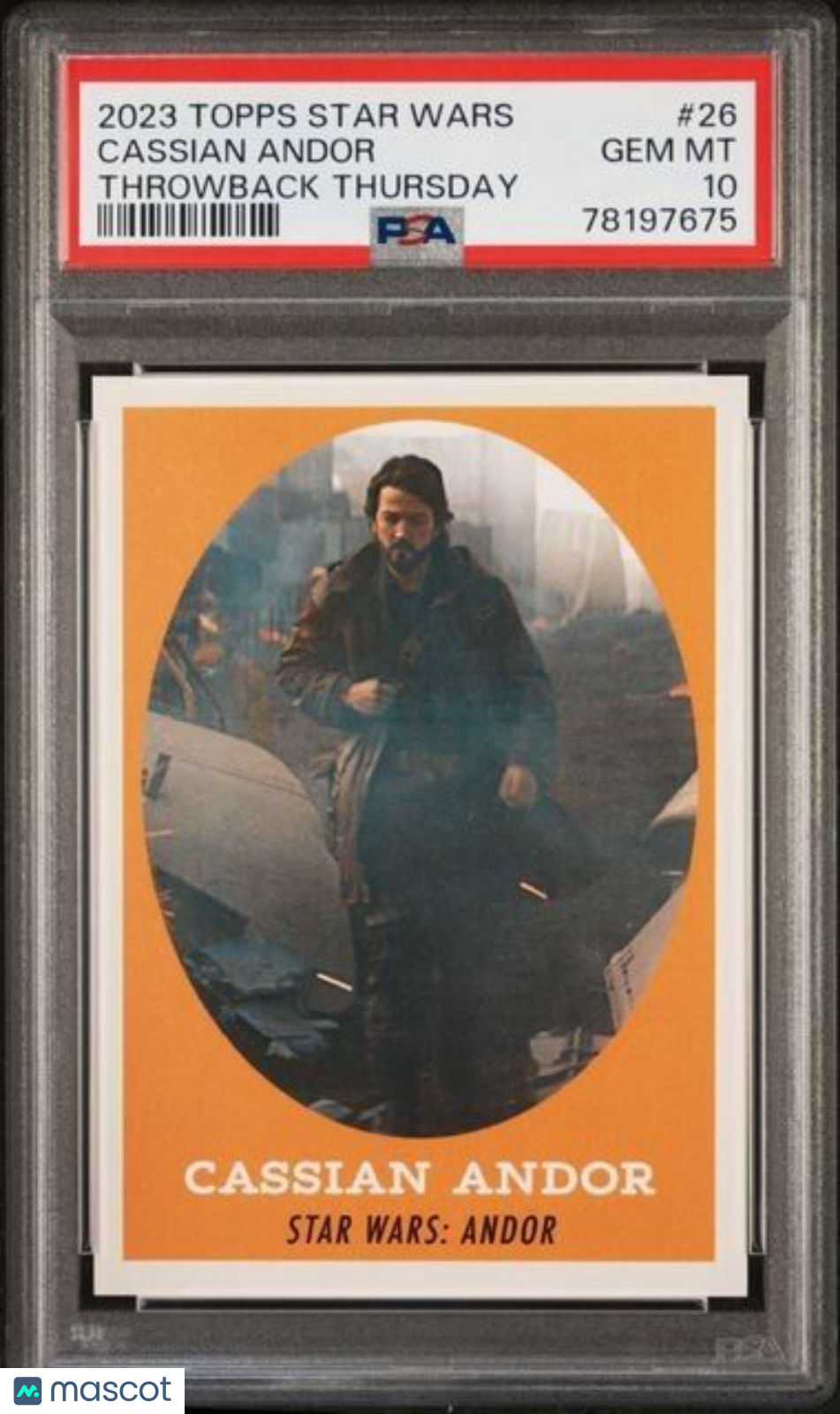 2023 Topps Star Wars Throwback Thursday Cassian Andor Card #26 PSA 10 Gem Mint