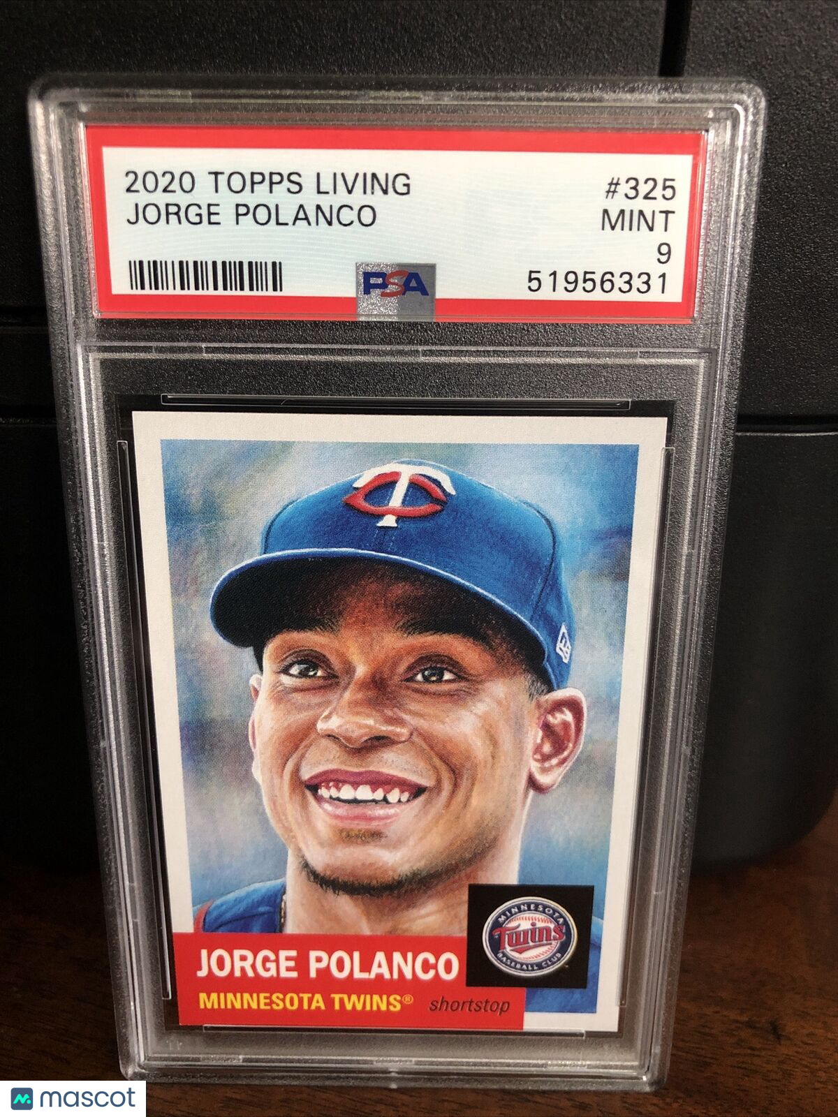 2020 Topps Living Set Jorge Polanco Baseball Card #325 PSA 9 Mint