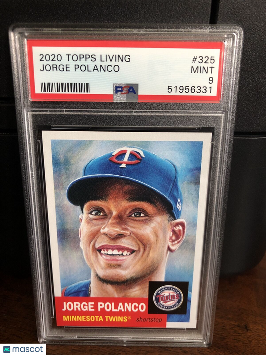 2020 Topps Living Set Jorge Polanco Baseball Card #325 PSA 9 Mint