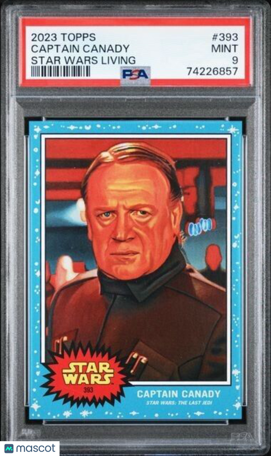 2023 Topps Star Wars Living Set Captain Canady Card #393 PSA 9 Mint