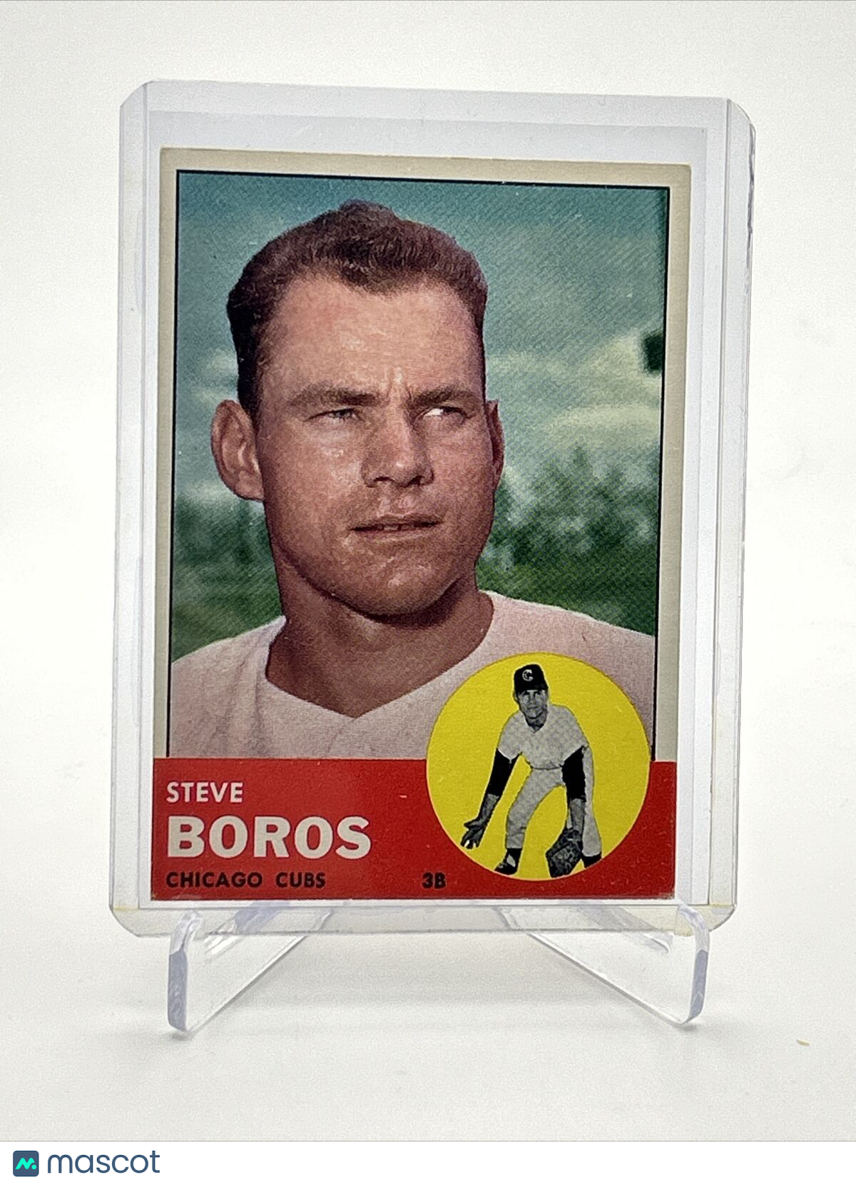 1963 Topps Steve Boros Baseball Card #532 VG-EX Quality FREE SHIPPING