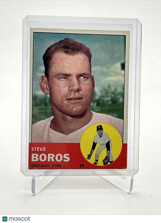 1963 Topps Steve Boros Baseball Card #532 VG-EX Quality FREE SHIPPING