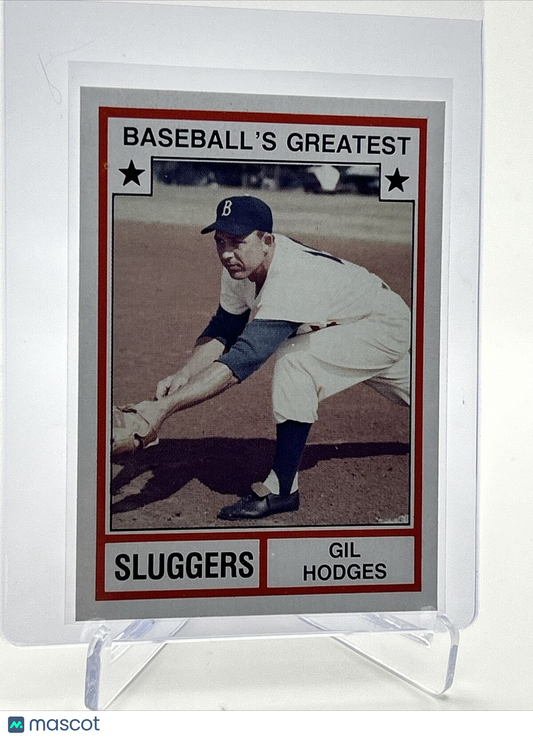 1982 TCMA Greatest Sluggers Gil Hodges Baseball Card #14 Mint FREE SHIPPING