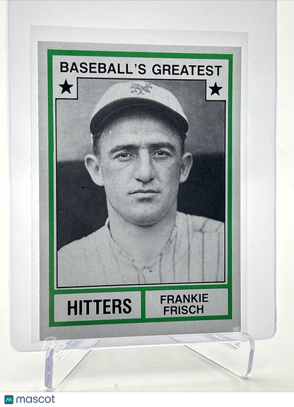 1982 TCMA Greatest Hitters Frankie Frisch Baseball Card #37 Mint FREE SHIPPING