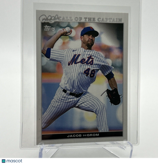 2022 Topps x Derek Jeter Jacob deGrom Baseball Card #14 Mint FREE SHIPPING