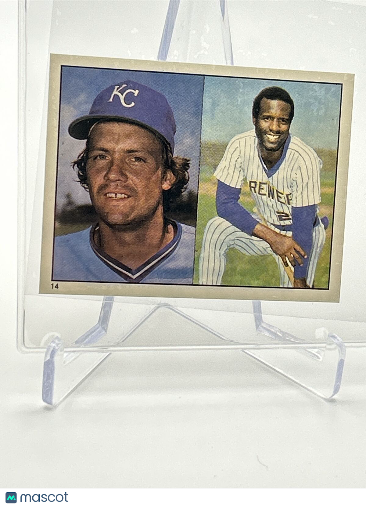 1981 Topps Stickers George Brett/Ben Oglivie Card #14 NM-Mint FREE SHIPPING
