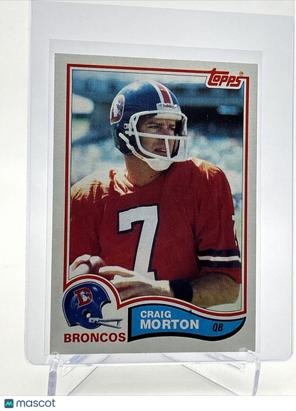 1982 Topps Craig Morton Football Card #81 NM-MT FREE SHIPPING
