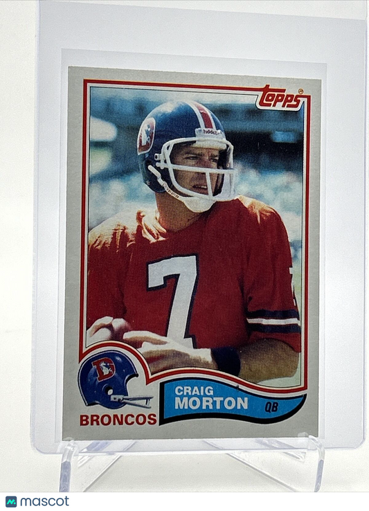 1982 Topps Craig Morton Football Card #81 NM-MT FREE SHIPPING