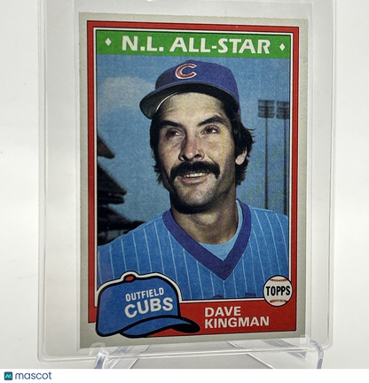 1981 Topps Dave Kingman Baseball Card #450 NM-Mint FREE SHIPPING