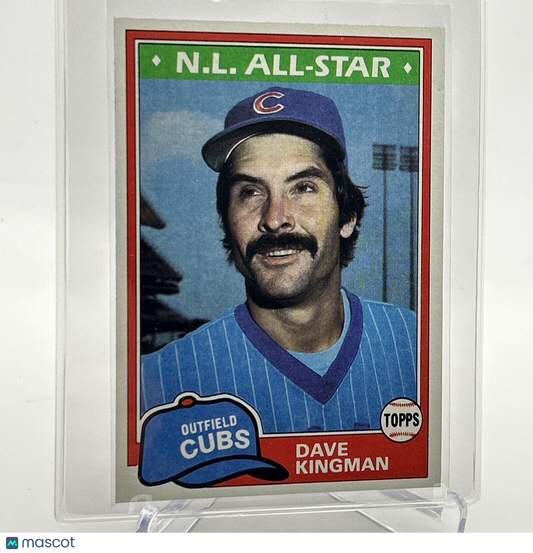 1981 Topps Dave Kingman Baseball Card #450 NM-Mint FREE SHIPPING