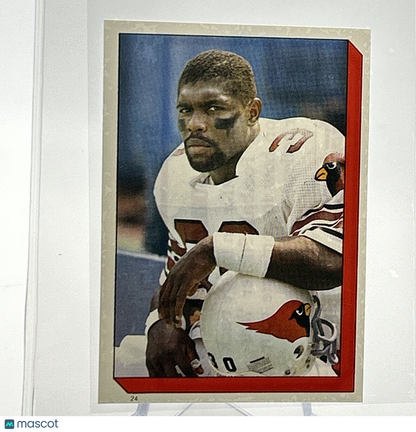 1986 Topps Stump Mitchell Football Sticker Card #24 NM-MT FREE SHIPPING