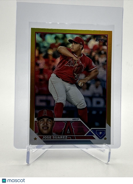 2023 Topps GOLD FOIL Jose Suarez Baseball Card #609 FREE SHIPPING