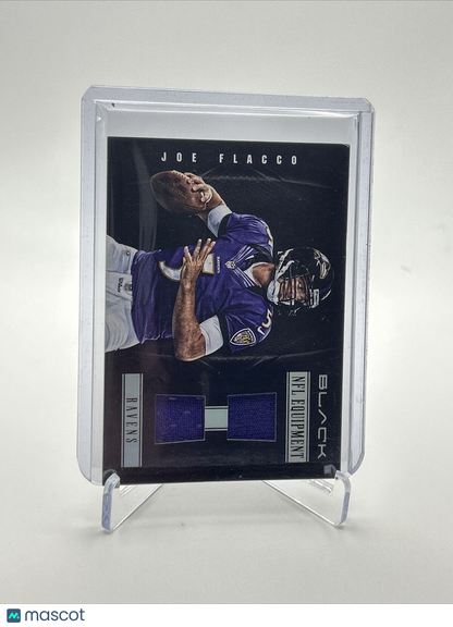 2012 Panini Black Joe Flacco NFL Equipment Football Card #57 56/99