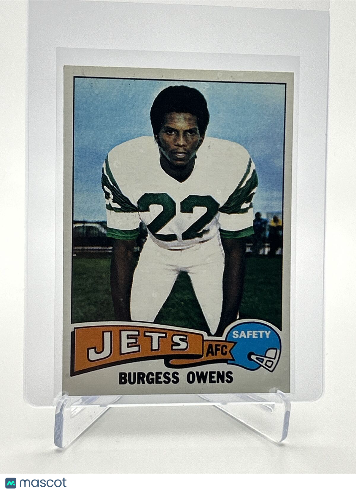 1975 Topps Burgess Owens Football Card #424 NM Quality FREE SHIPPING