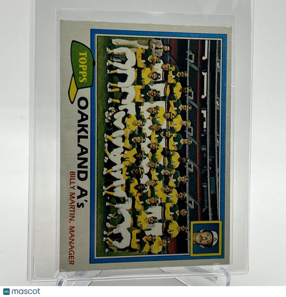 1981 Topps Oakland A's Checklist Baseball Card #671 NM-Mint FREE SHIPPING