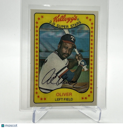 1981 Kellogg's Al Oliver Baseball Card #4 NM-Mint FREE SHIPPING