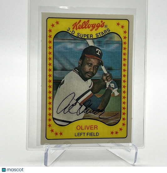 1981 Kellogg's Al Oliver Baseball Card #4 NM-Mint FREE SHIPPING