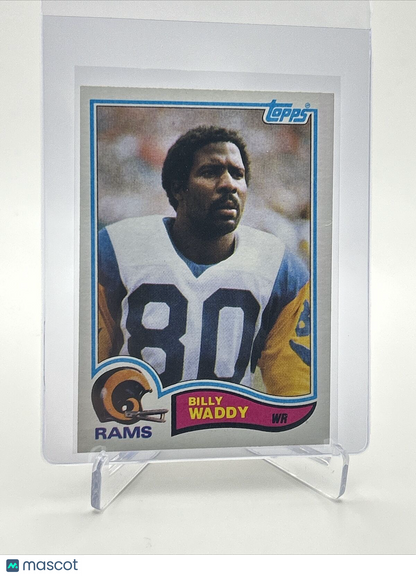 1982 Topps Billy Waddy Football Card #387 NM-MT FREE SHIPPING