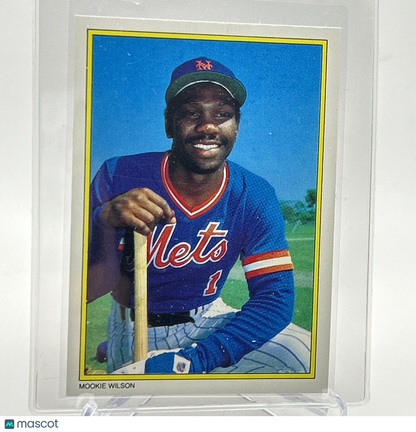 1983 Topps All-Star Set Mookie Wilson Baseball Card #2 Mint FREE SHIPPING