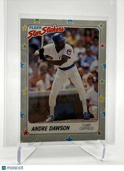 1988 Fleer Star Stickers Andre Dawson Baseball Card #79 NM-MT FREE SHIPPING